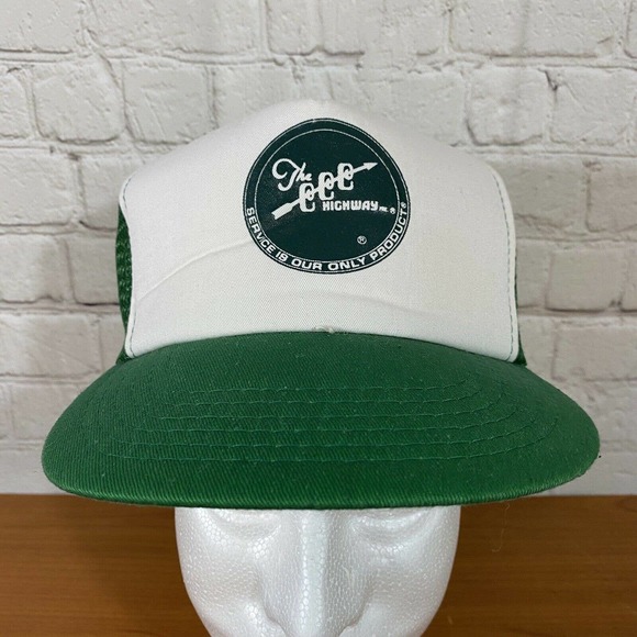 Vintage Ccc Highway Inc Snapback Trucker Hat - Picture 1 of 10
